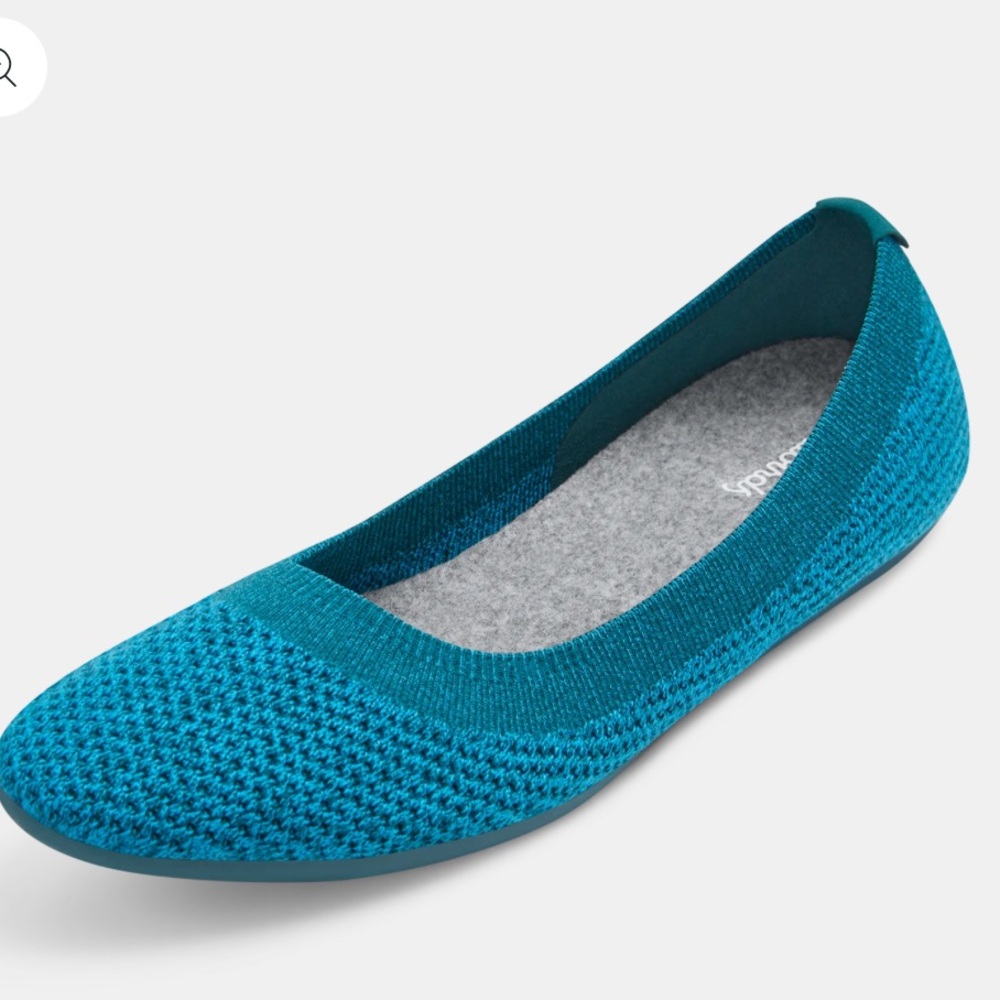 Allbirds Women Tree Breezers Flats in Caribbean (teal) Size 5.5